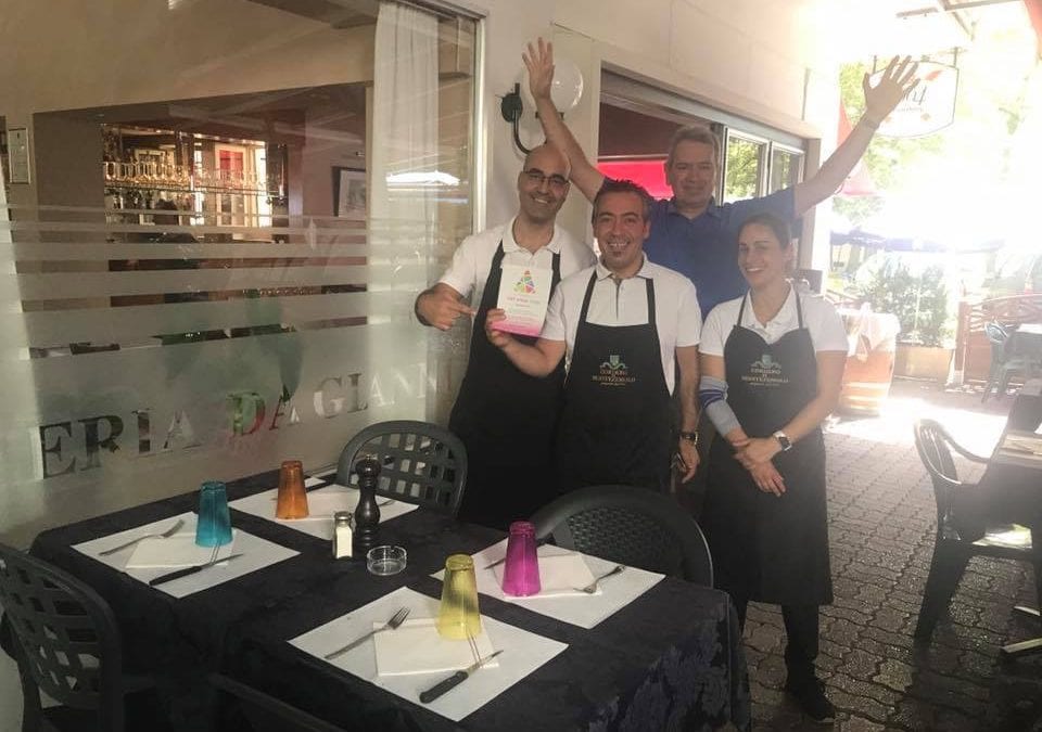 Nous remercions toute l’équipe du Restaurant Da Gianni à Genève, partenaire TOIT POUR TOUS